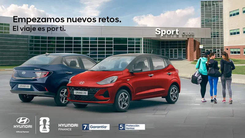Hyundai Grand i10 Hatchback: $260,500 con mensualidades desde $2,999/mes, tasa desde 10.49% o bono flexible de $20,000 MXN