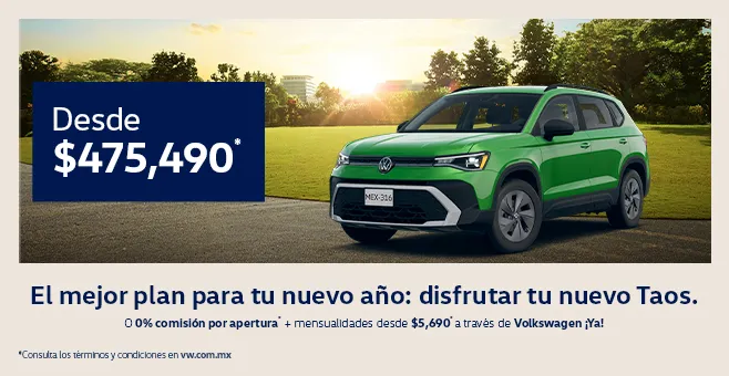 Volkswagen Taos: Desde $475,490